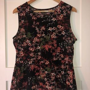 Autumn Colors Nine West Sleeveless Peplum Blouse